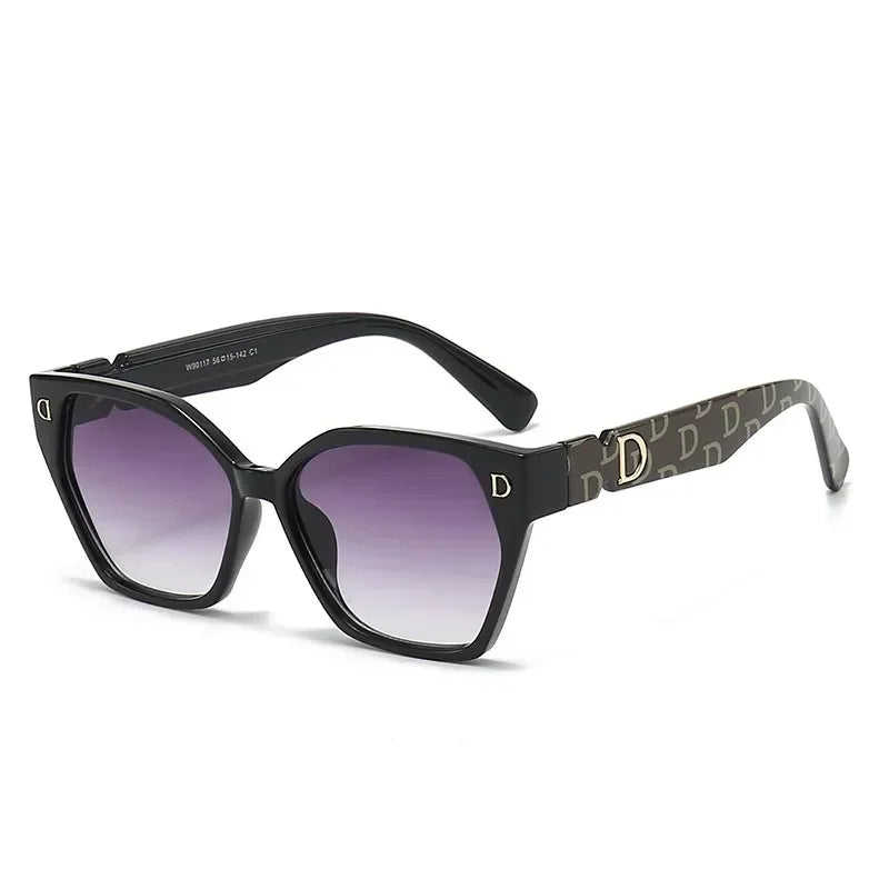 New Fashion Luxury Brand Women Sunglasses For Men Stylish Cateye Female Sun Glasses Trend Shades Glamour Eyewear Jewelry Mask