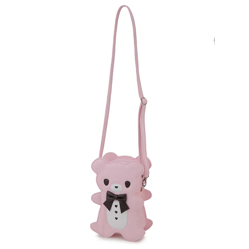 Mochila de oso con pajarita