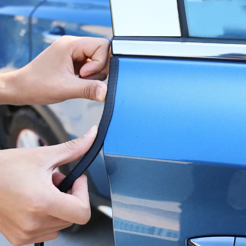 5/10M Car Door Protector Edge Scratch Strip Universal Car Door Noise reduction Anti Collision Protection With Steel Carstyling