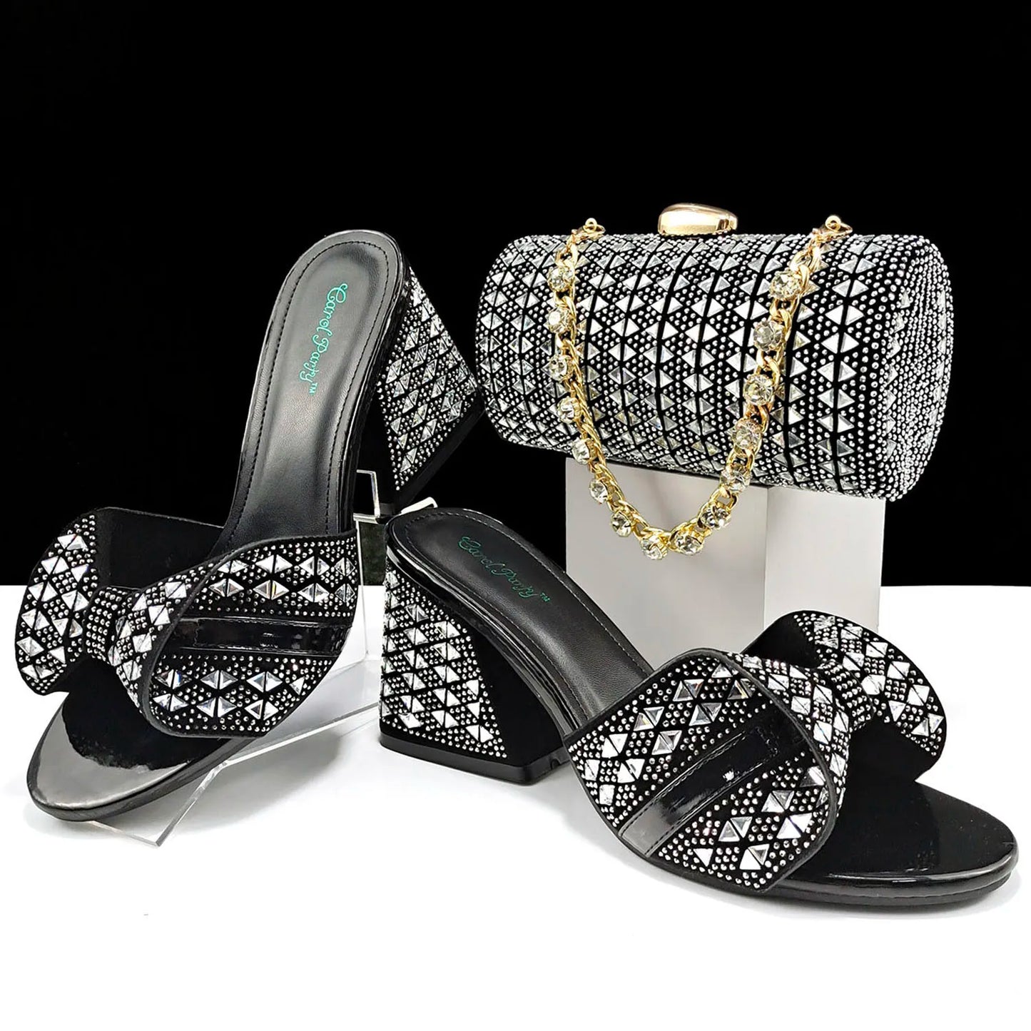 Conjunto de Zapatos y Bolsos de Señora de Alta Calidad HJJ1-10