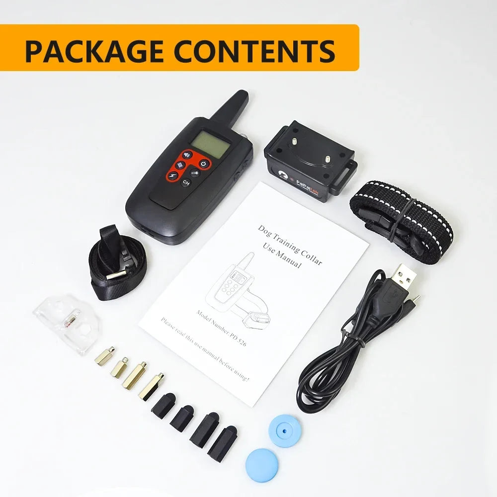 1000m Electric Dog Training Collar for 1/2/3 Dog Stop Bark Collar 2