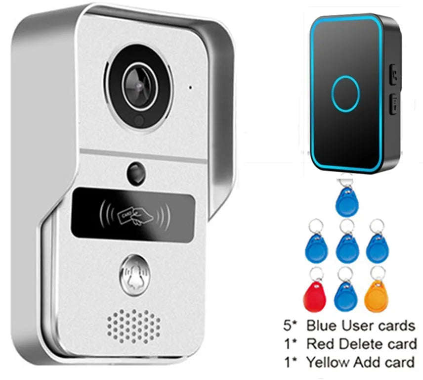 Tuya APP 2MP 1080P POE Wied WIFI IP  Doorbell  POE  Video Door Phone Intercom Visual Door Viewer Camera