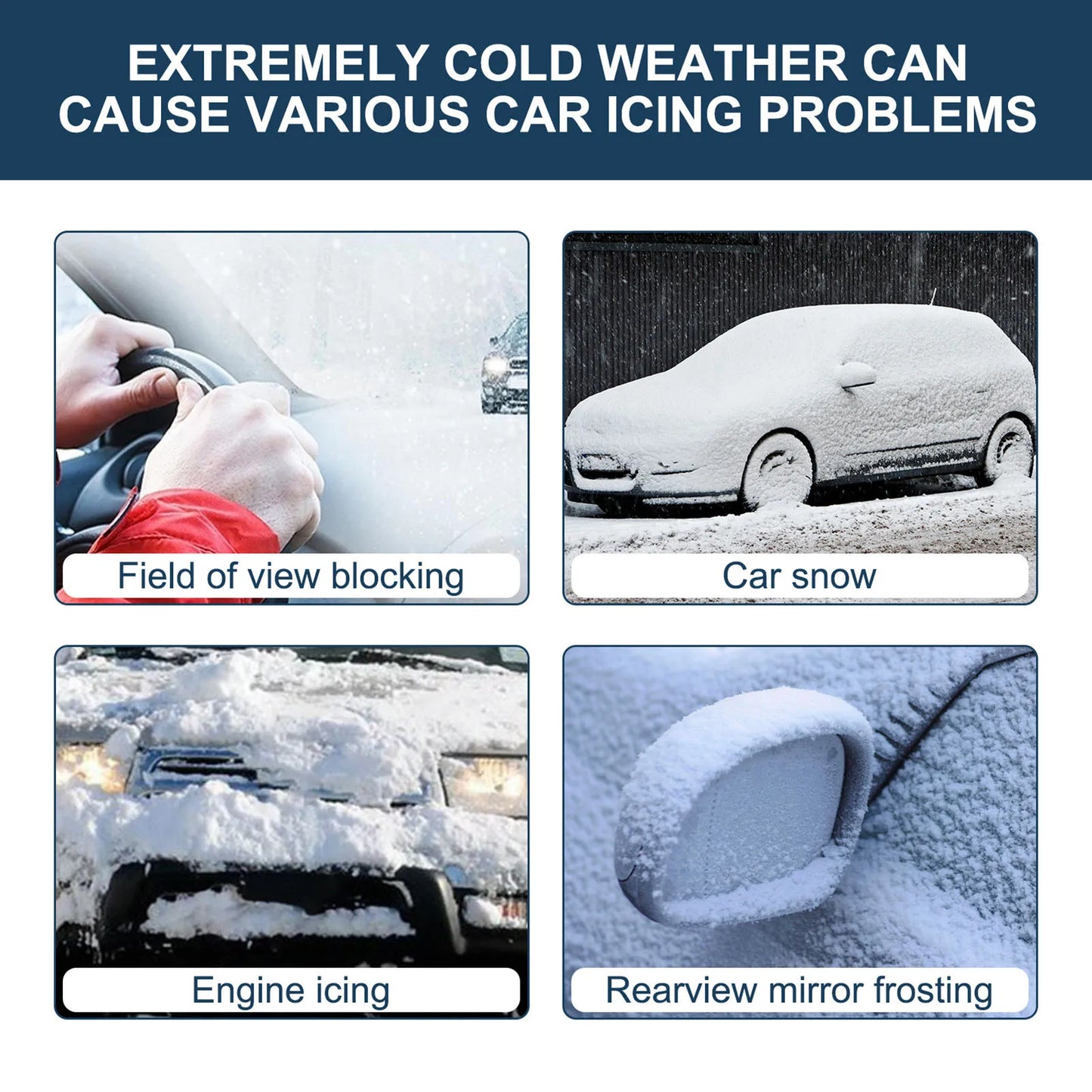 Electromagnetic Snow Removal Device Electromagnetic Car Snow Clearing Device for Homes Cars Rooms or Bathrooms