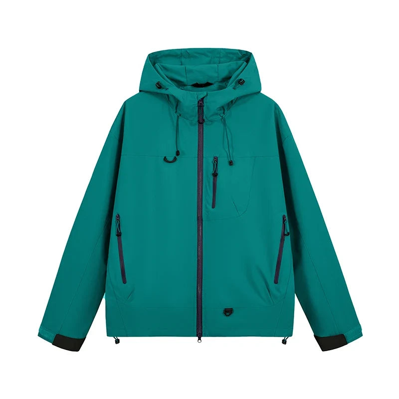 Unisex Hiking Jacket Waterproof Autumn Windbreaker Ourdoor Hooded Coats Women New Jacket Men Fishing Camping Climbing Coats