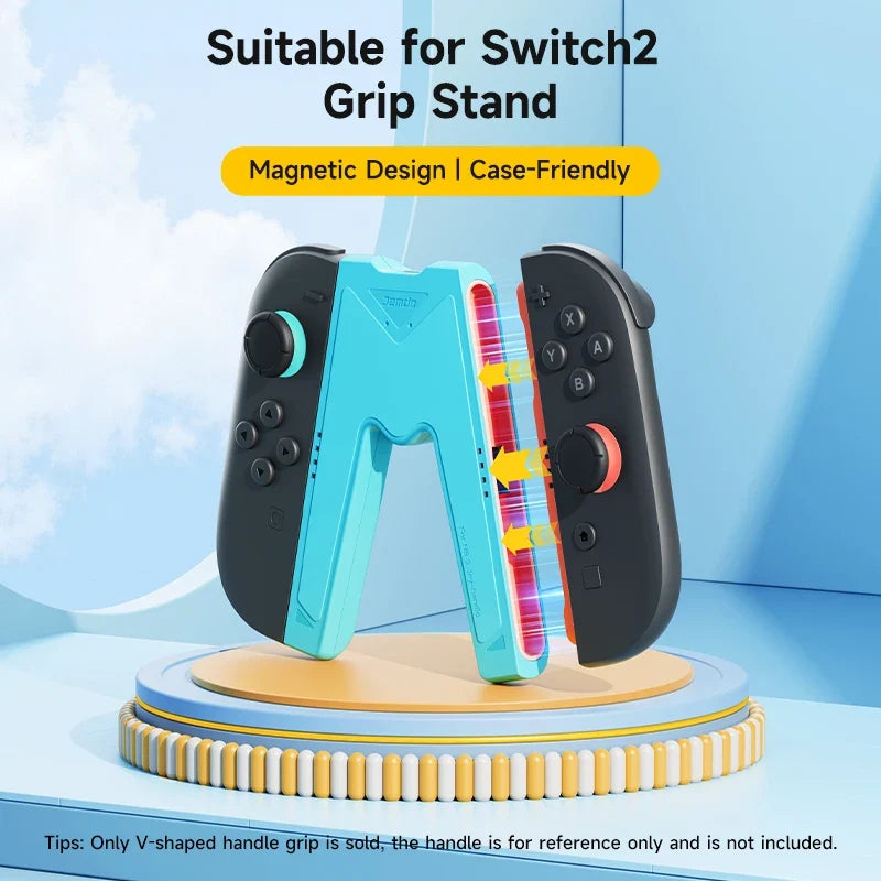 Suitable for Switch2 handle grip, Joy-con2 charging station, game console connection accessories, to enhance the grip experience