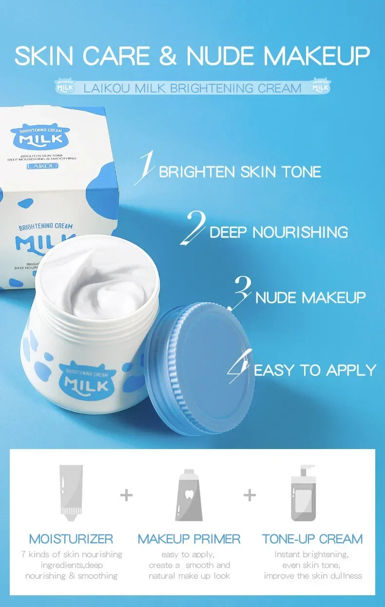 LAIKOU Milk Suyan Carem Anti Wrinkle Whitening Moisturizing Nourish Creams Beauty Aintenance Face Skin Care Cosmetic 55g