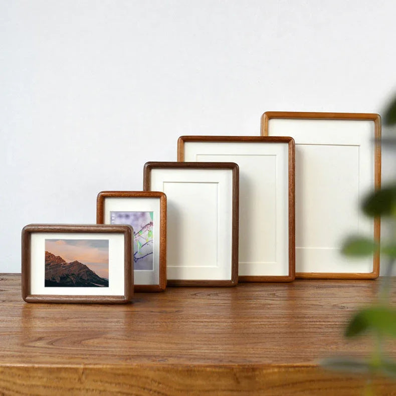 Solid Wood Photo Frame | Mortise Tenon Handcrafted Display for Photos & Home Décor