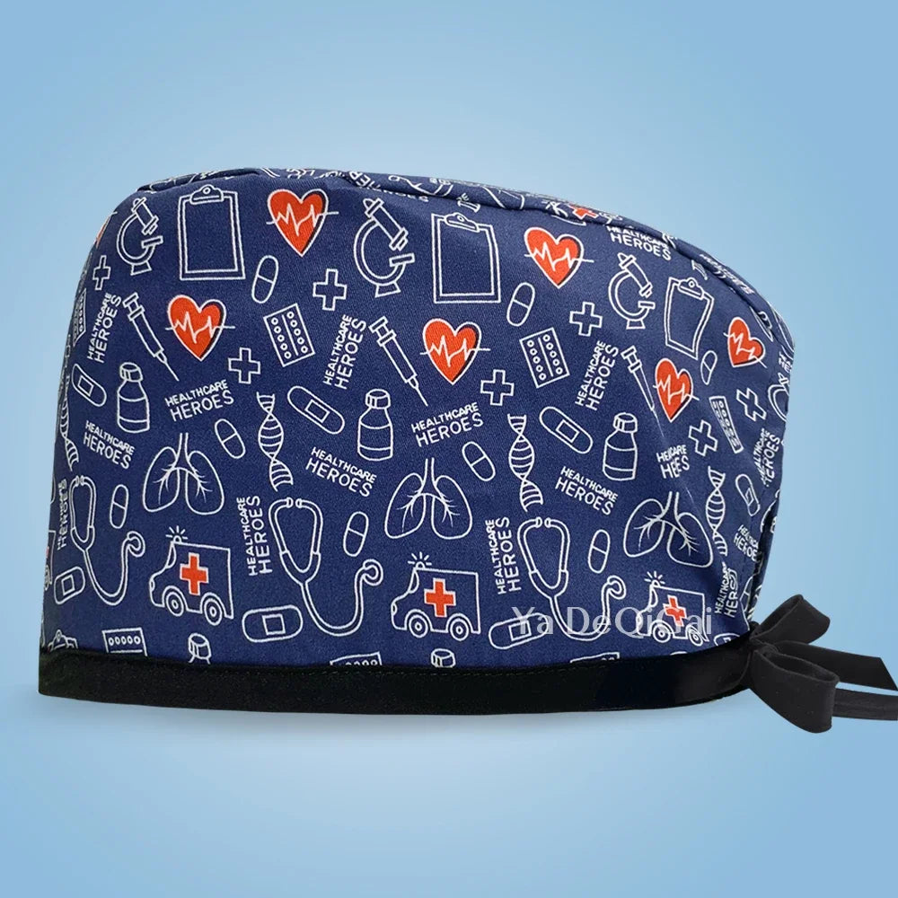 Gorro Quirúrgico Estampado de Dibujos Animados