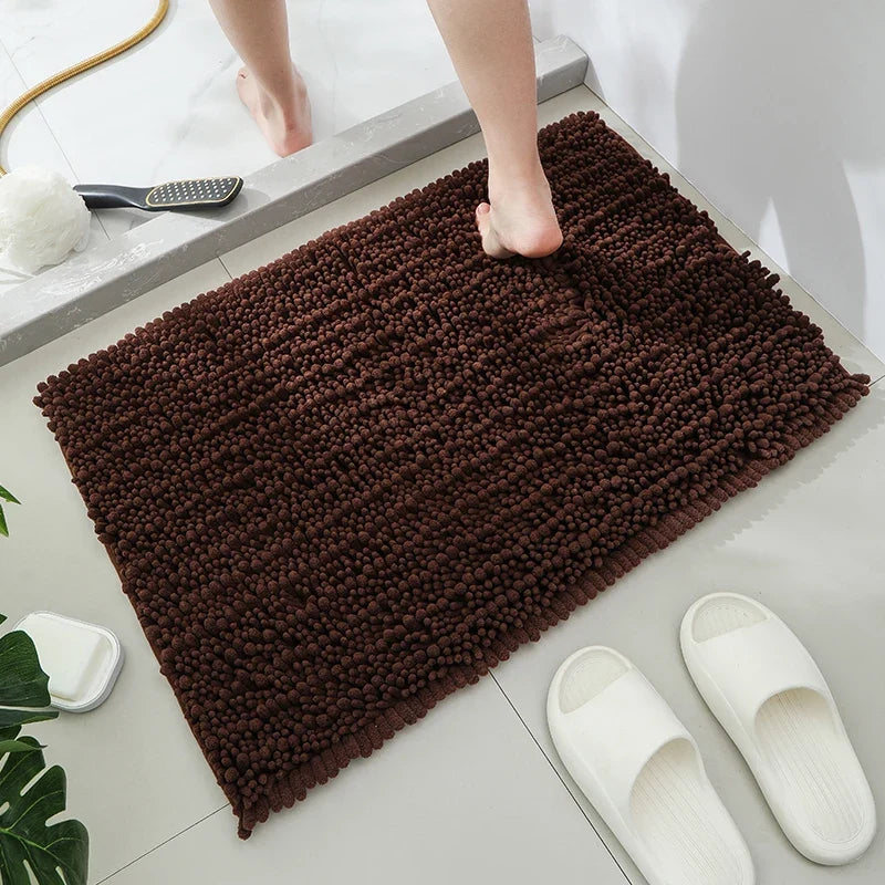 1 Piece Bathroom Carpet Bath Mat, Non-Slip Super Thick Lotus Pine Soft
