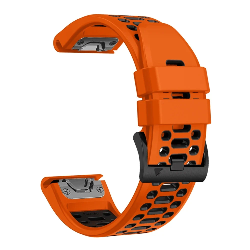 Garmin QuickFit 22/26mm Breathable Two-Tone Silicone Band