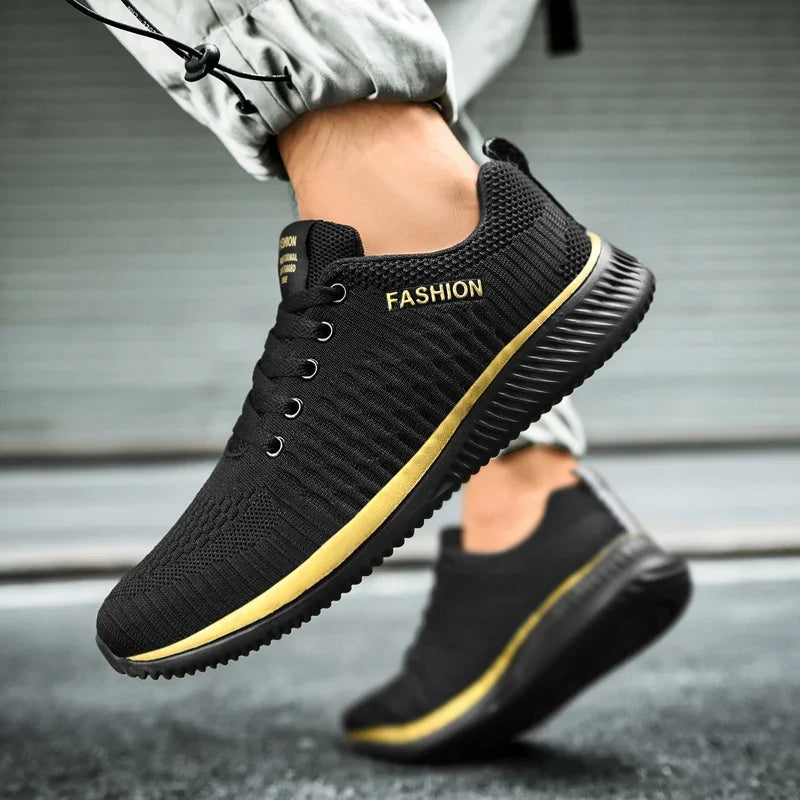 2023 Summer Mens Sports Shoes Breathable Casual Running Shoes Lightweight Non-Slip Comfortable Sports Fitness Shoes Zapatillas