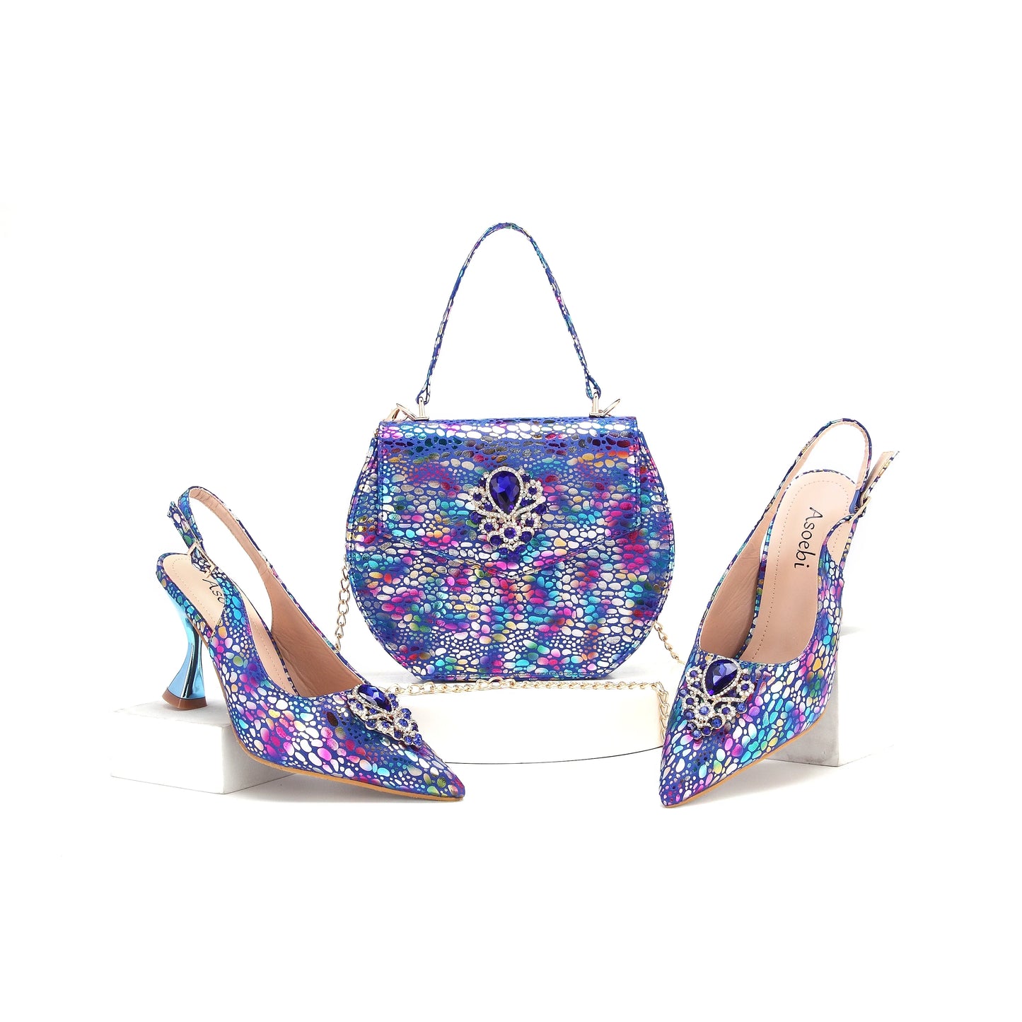 Conjuntos de Zapatos y Bolsos Italianos HWS1-1