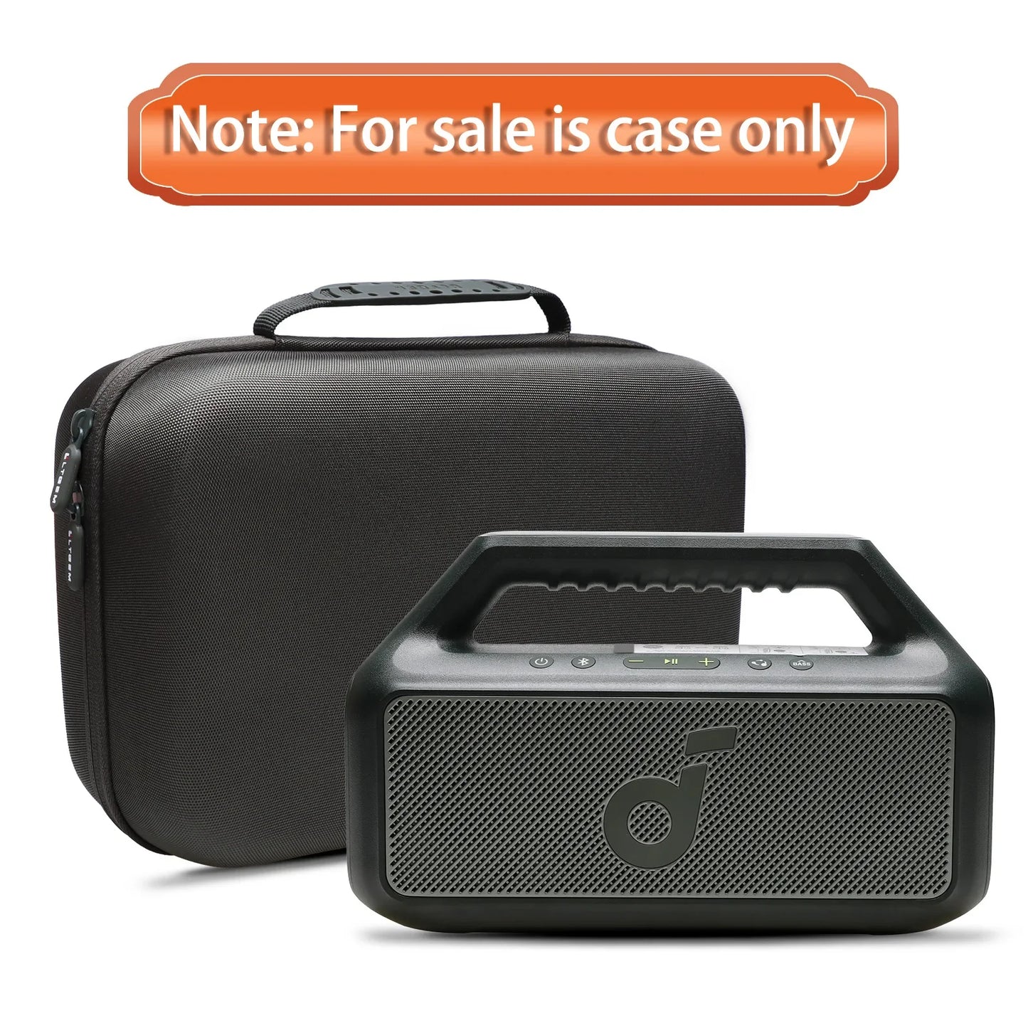 Bluetooth Speaker Case for soundcore Boom 2 Outdoor Bluetooth Speaker Storage Carrying Bag Accessories for Bluetooth Speaker