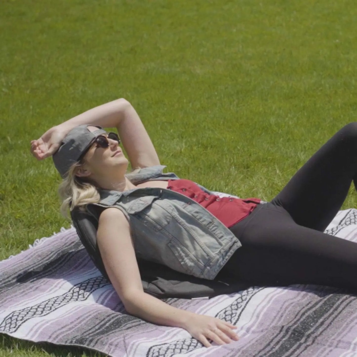 Alpcour Reclining Stadium Seat - Waterproof, 6-Position Comfort