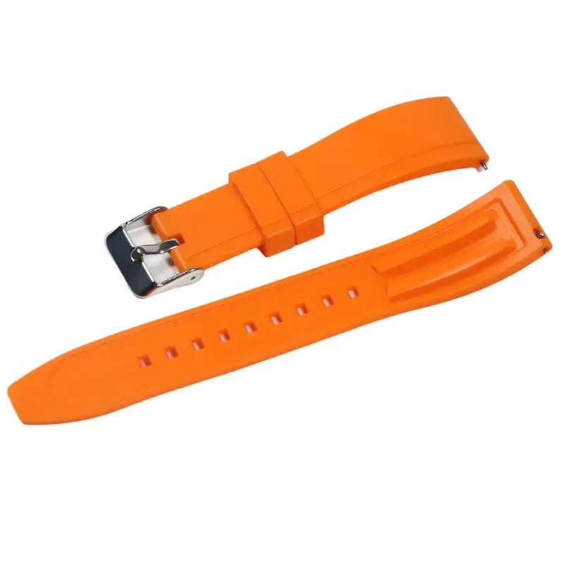 Suunto Race, Vertical & 9 Peak Raised-Center Silicone Buckle Band