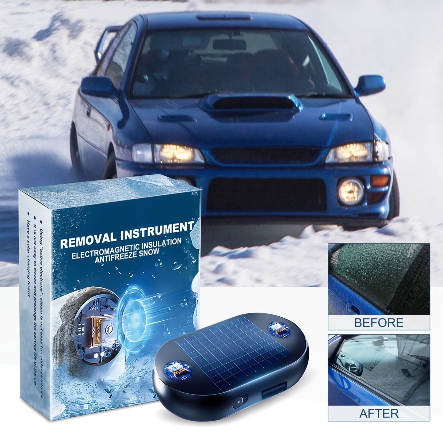 Electromagnetic Snow Removal Device Electromagnetic Car Snow Clearing Device for Homes Cars Rooms or Bathrooms