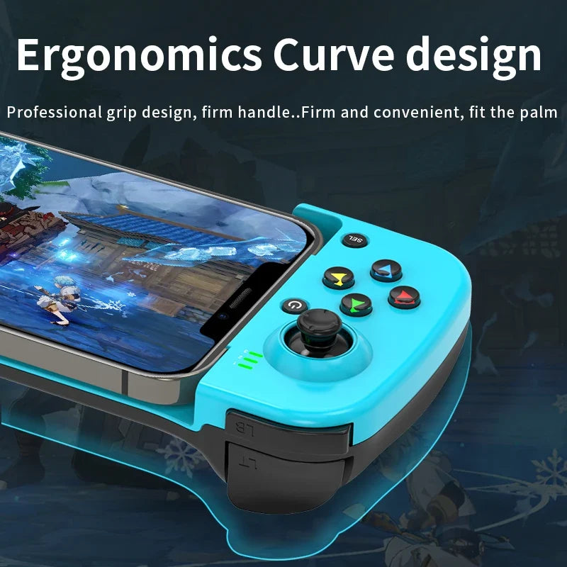 Wireless BT 5.0 Stretchable Game Controller For Mobile Phone Android IOS Gamepad Joystick Retractable Gamepads Switch PC Steam