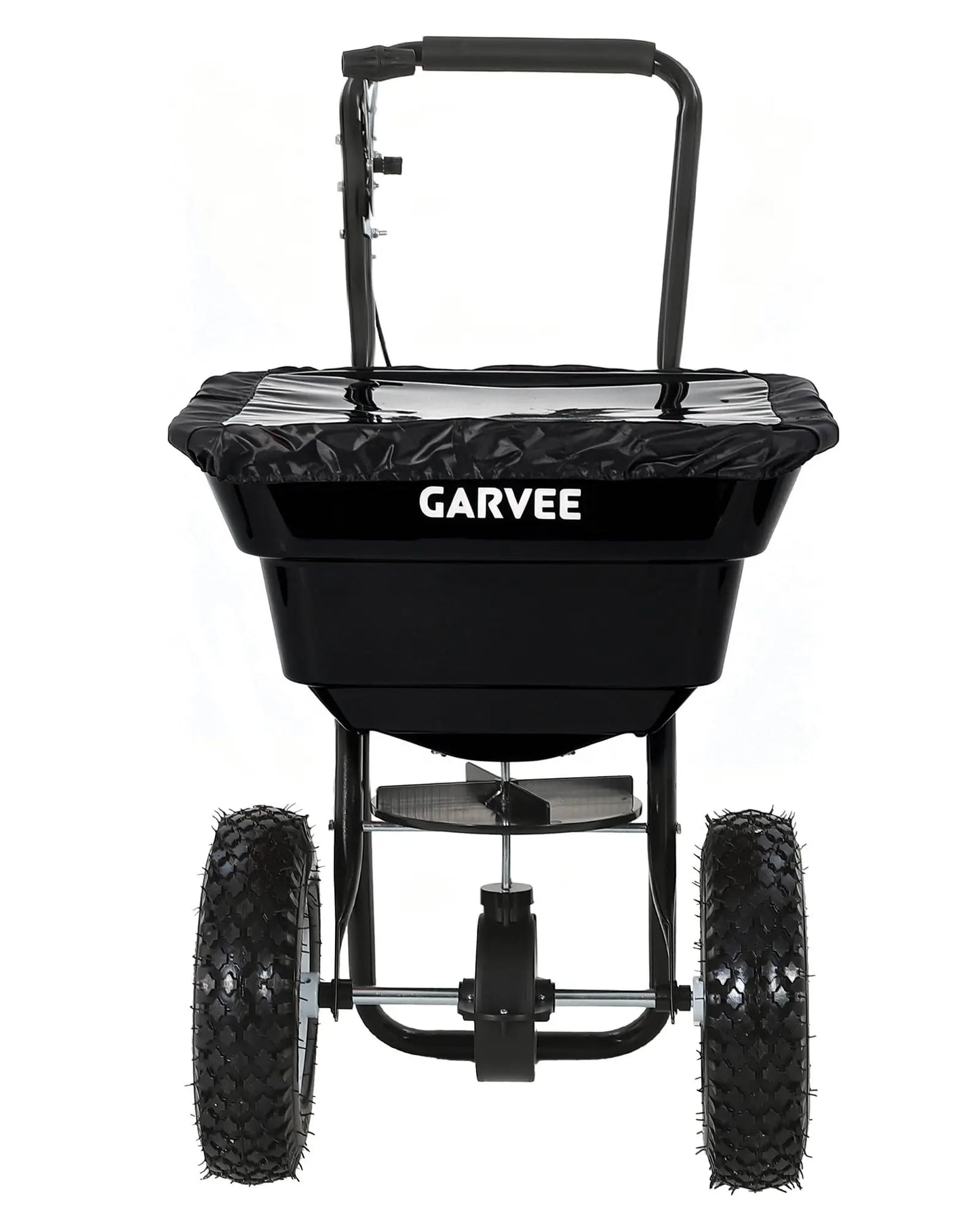 HiMISS Heavy Duty 80Lb Lawn Spreader Walk Behind Broadcast Spreader