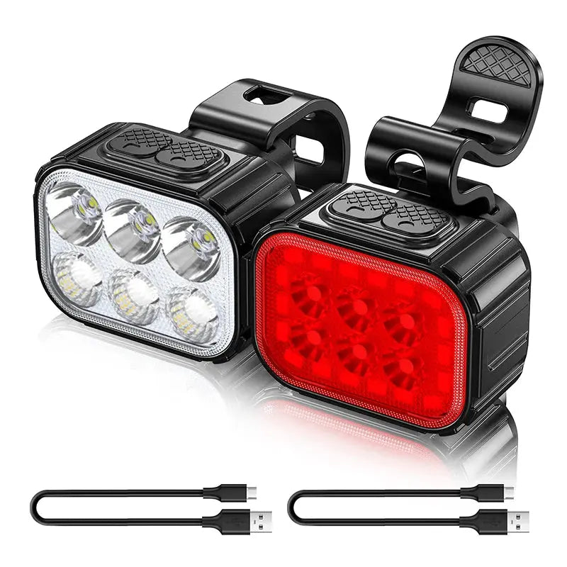 Bike Light Front Lamp USB Rechargeable T6 LED 1100m