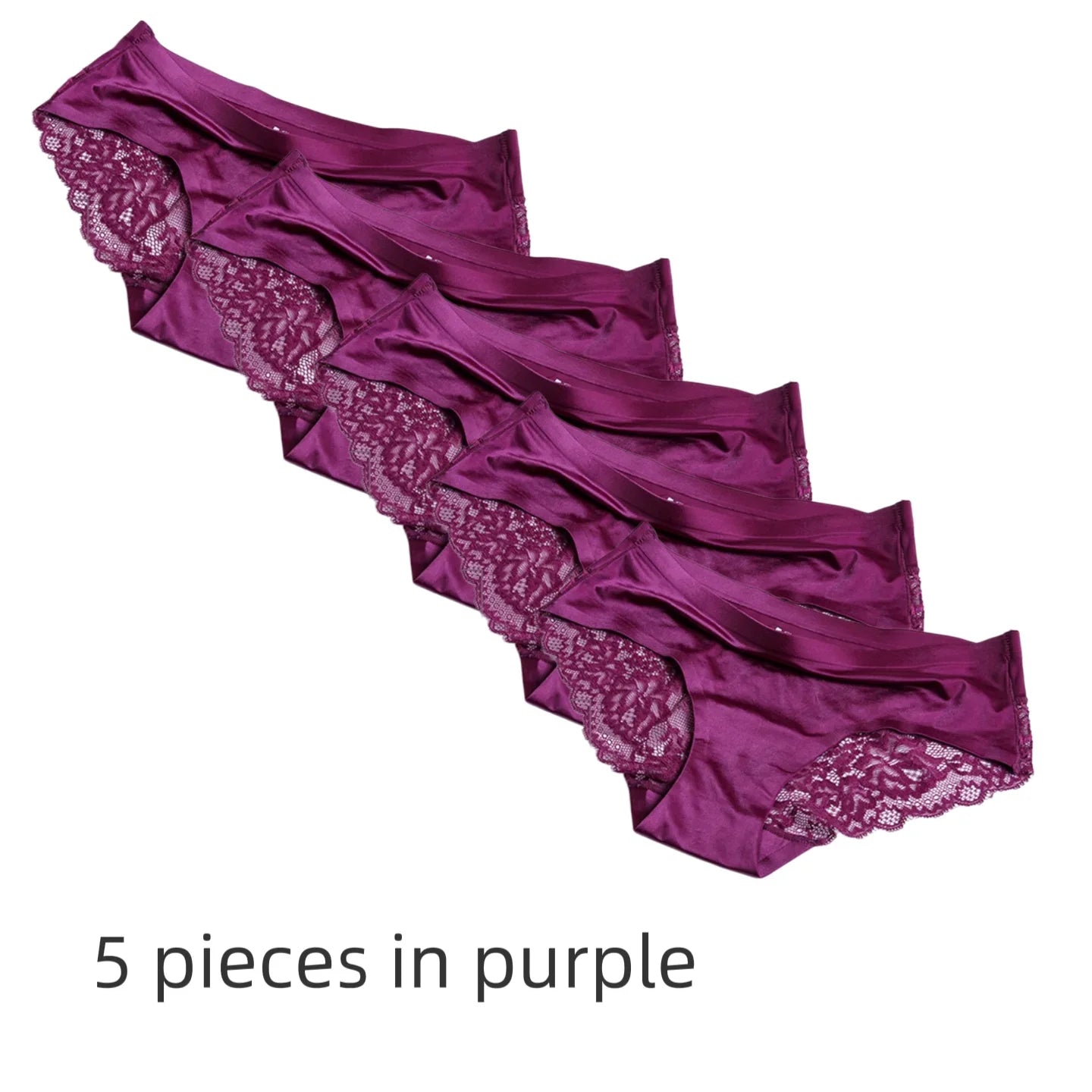 1/3/5/10 seamless women's hollow underwear, comfortable lace underwear, low waist women's underwear, soft women's underwear