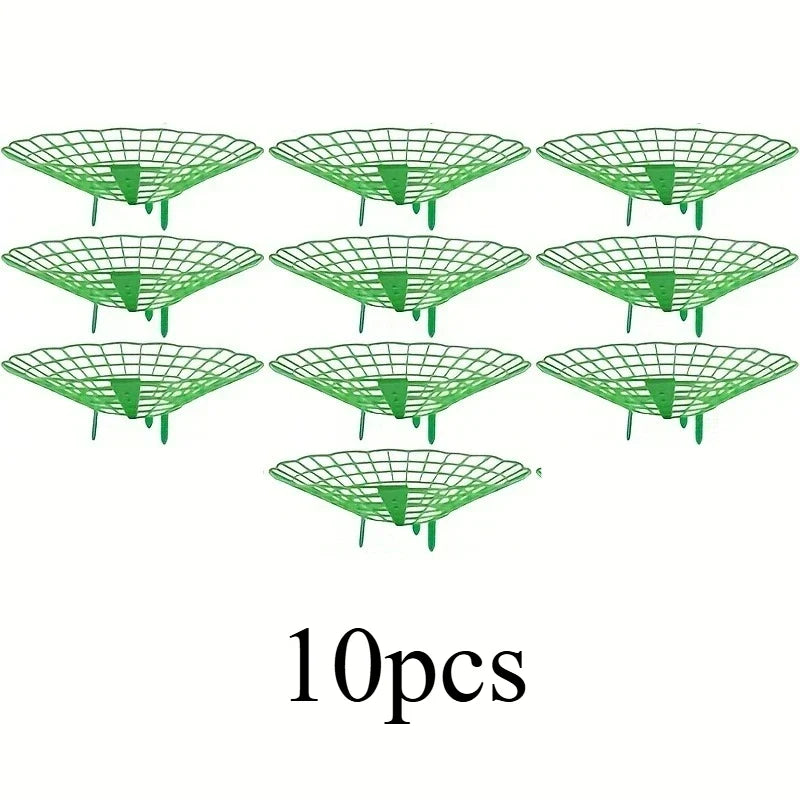 10pcs Green Strawberry Planting Racks, Watermelon Support Frames