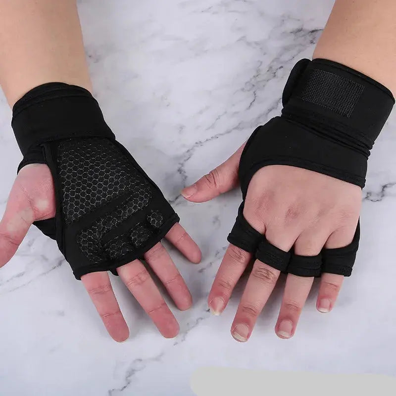 Training Sport Gloves Gym Hand Wrist Palm Protector Gloves