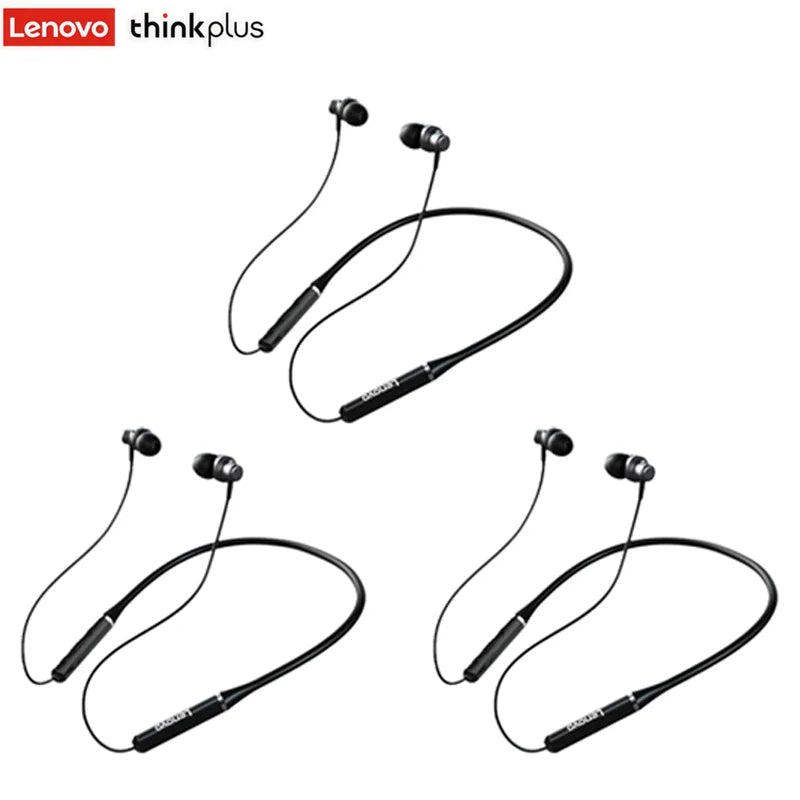 Lenovo HE05X Neckband Earphones Wireless Bluetooth 5.0 Earbuds Waterproof Sport Headset With Mic Magnetic Neckband Earphone New