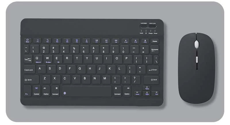 with Bluetooth Keyboard Mouse for Oukitel OT12 OT9 OT8 OT6 OT11 78Key 10inch Rechargeable Wireless Keyboard Mice Set Combo