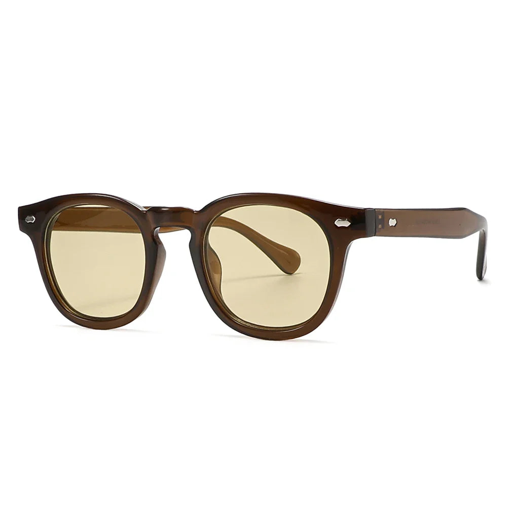 DDDLONG Retro Fashion Round Sunglasses Women Men Sun Glasses Classic Vintage UV400 Outdoor Shades D528