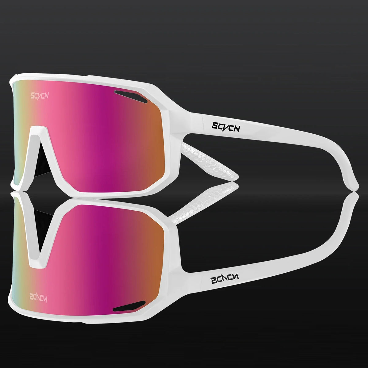 SCVCN Cycling Glasses UV400 Photochromic Sunglasses Men Sun Mountain Bike Road Bicycle Eyewear Sports Running MTB Cycle Gogg