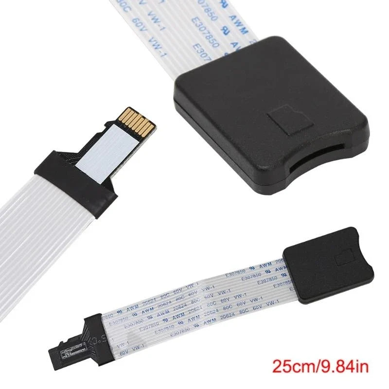 2025 New TF Card Female to TF micro SD Male Flexible Memory Card Extension Cable Reader TF To MicroSD Extension Adapter Cable