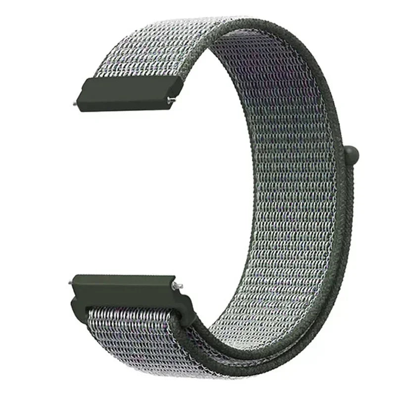 OnePlus Watch Nylon Sport Loop Band, Adjustable Velcro, 50 Colors