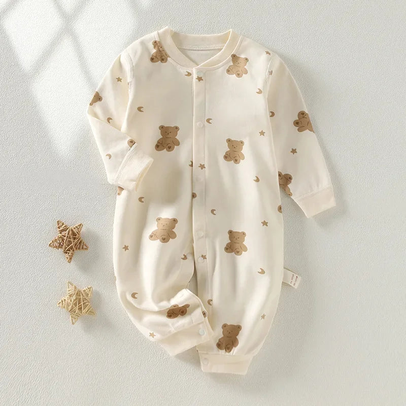 Autumn Baby Clothes Newbron Spring 100 Cotton Underwear Newborn Onesie