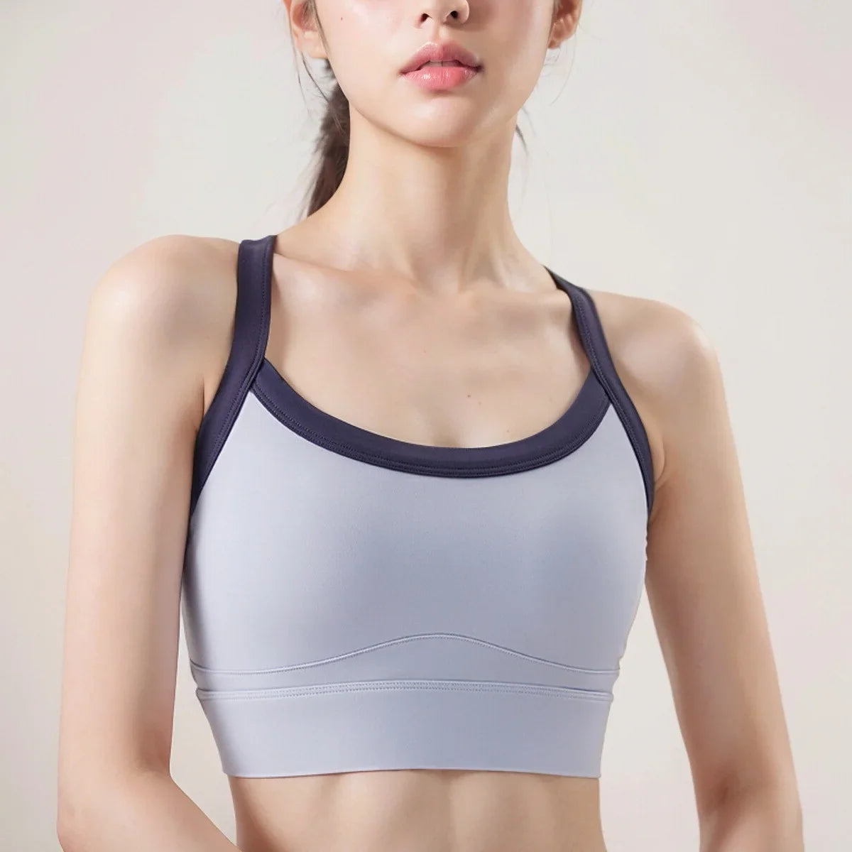 New Selling High Strength Sports Underwear Women's Shock-proof Cross Back Yoga Wear Sports Bra Fitness Vest