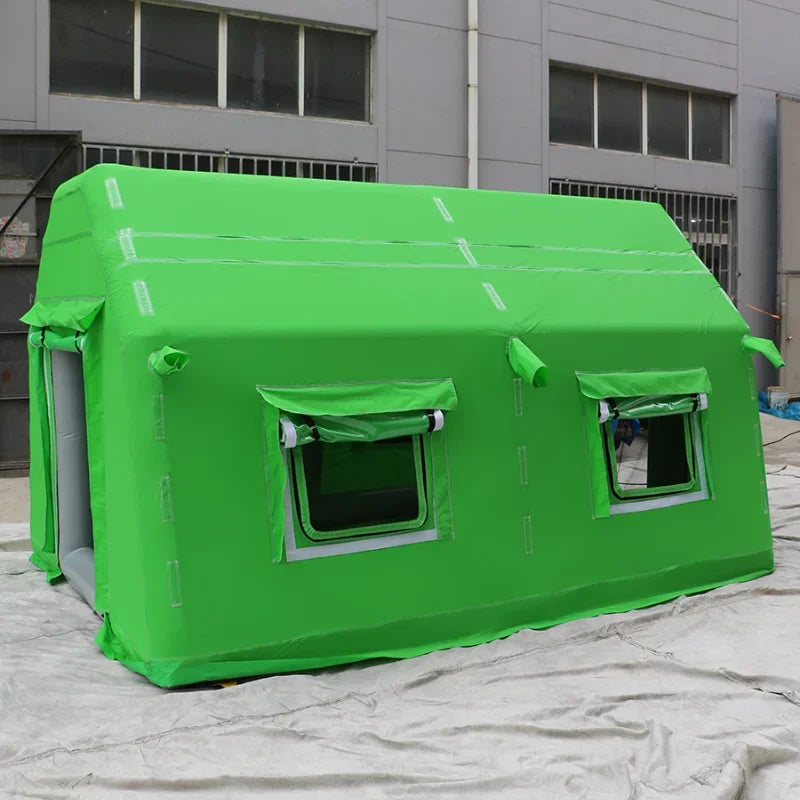 Inflatable camping tent  outdoor event trade show  glamping roof tent