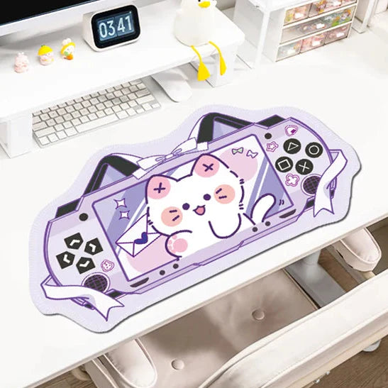 Alfombrilla de escritorio gaming Kawaii Neko