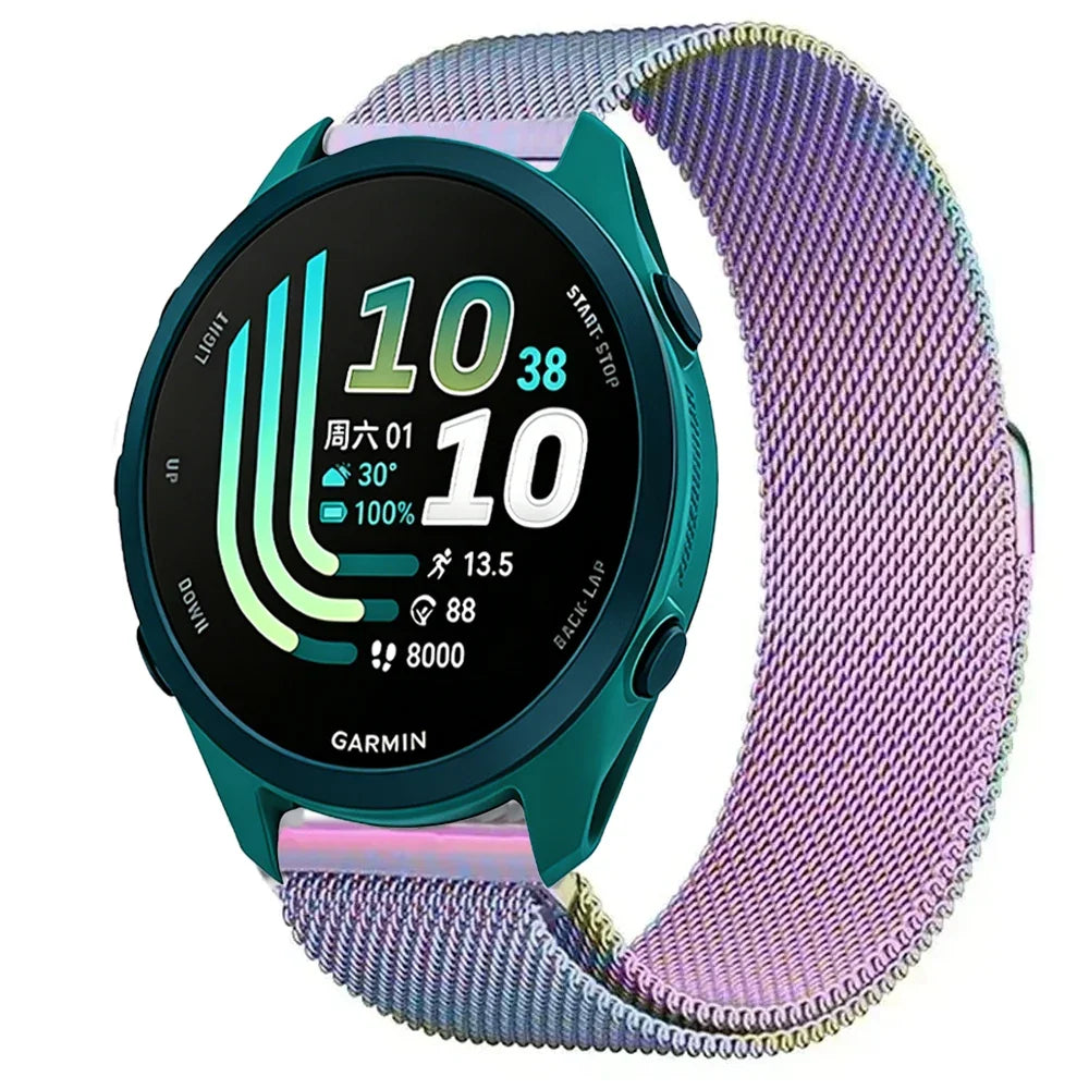 Garmin 20/22mm Quick Release Magnetic Milanese Band