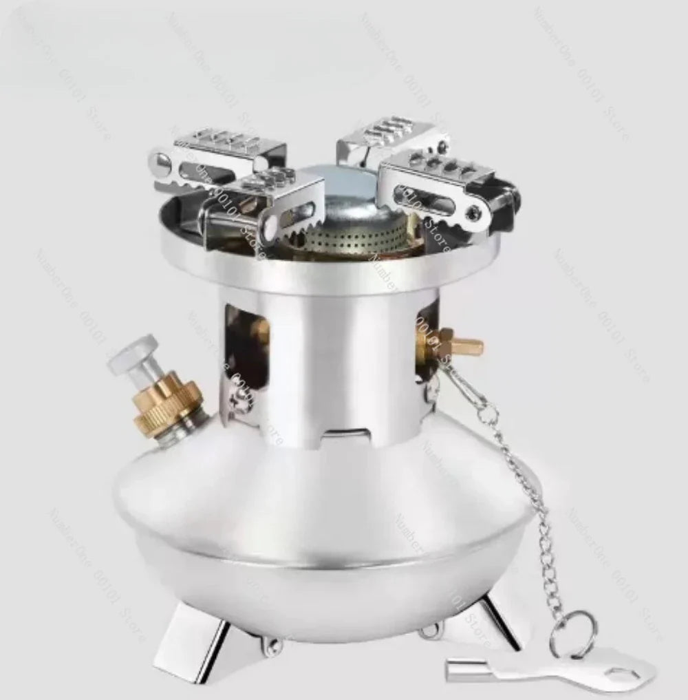 Outdoor maintenance-free portable all-in-one outdoor camping and picnic stove