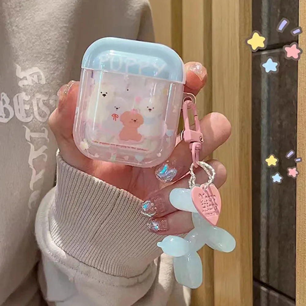 Funda de AirPods Perritos Pastel