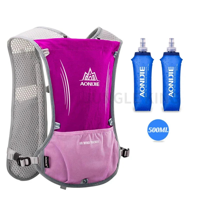 Running & Hiking Hydration Vest 5L Capacity 2L Bladder Included