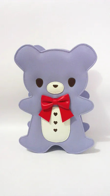 Mochila de oso con pajarita