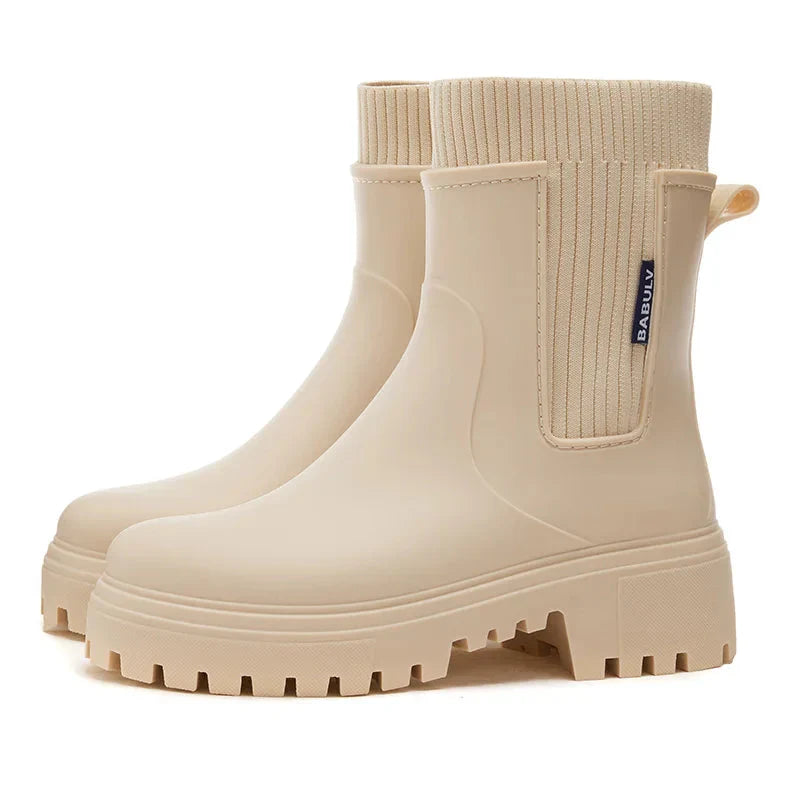 Botas de Lluvia Impermeables y Antideslizantes para Mujer – Mantente Seca en Cada Paso