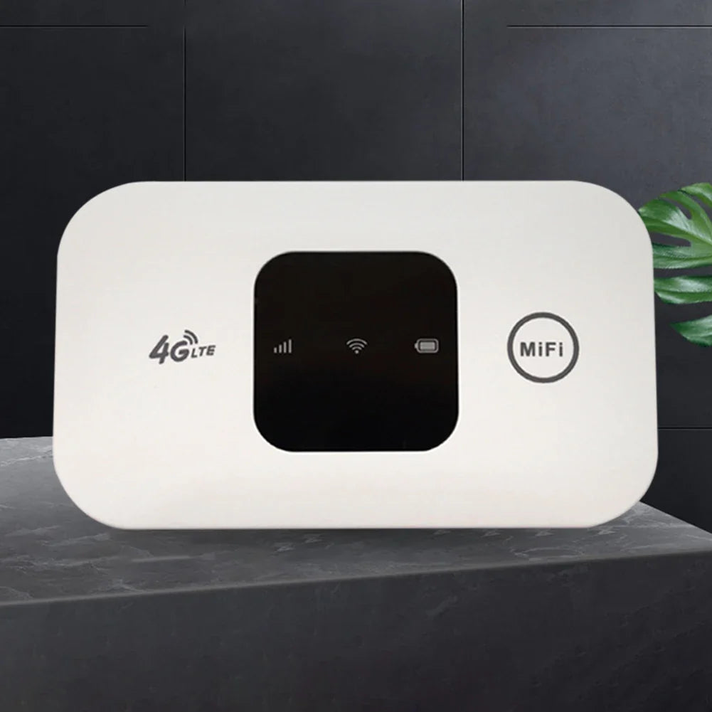 4G Pocket WiFi Router Portable Mobile Hotspot 150Mbps Wireless Modem 2100mAh Broadband with SIM Card Slot Wide Coverage