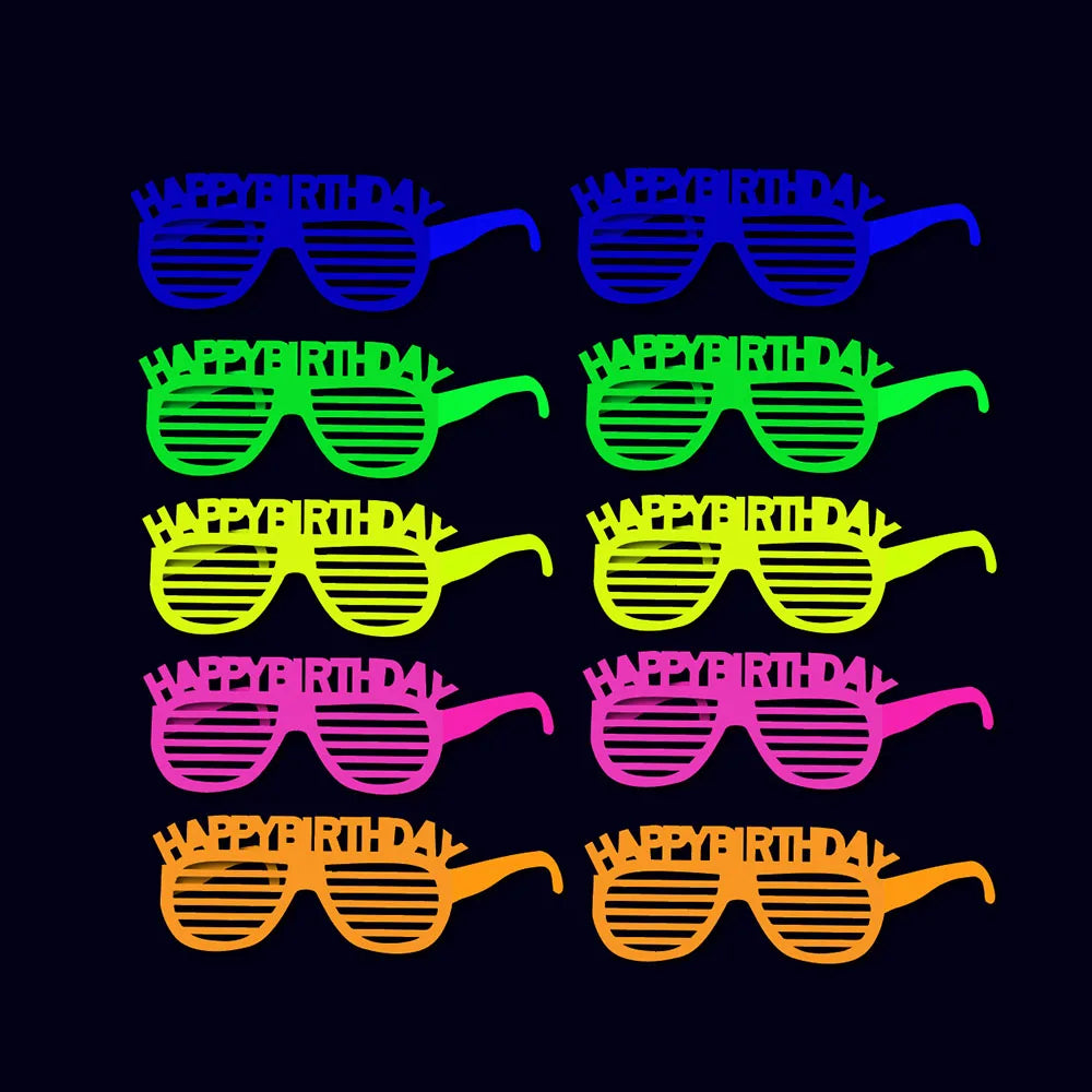 6 12 24 30 Pcs Neon Party Supplies Neon Formal Hats Glow In The UV Light Party Fluorescent Hat UV Light Party Decorations Adults