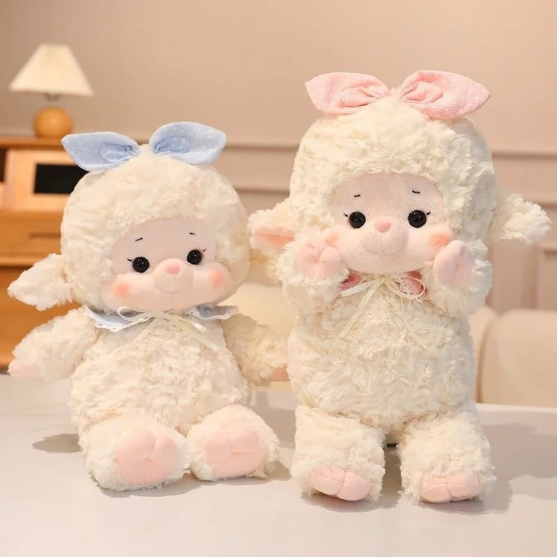 Peluchitos de conejito y cordero