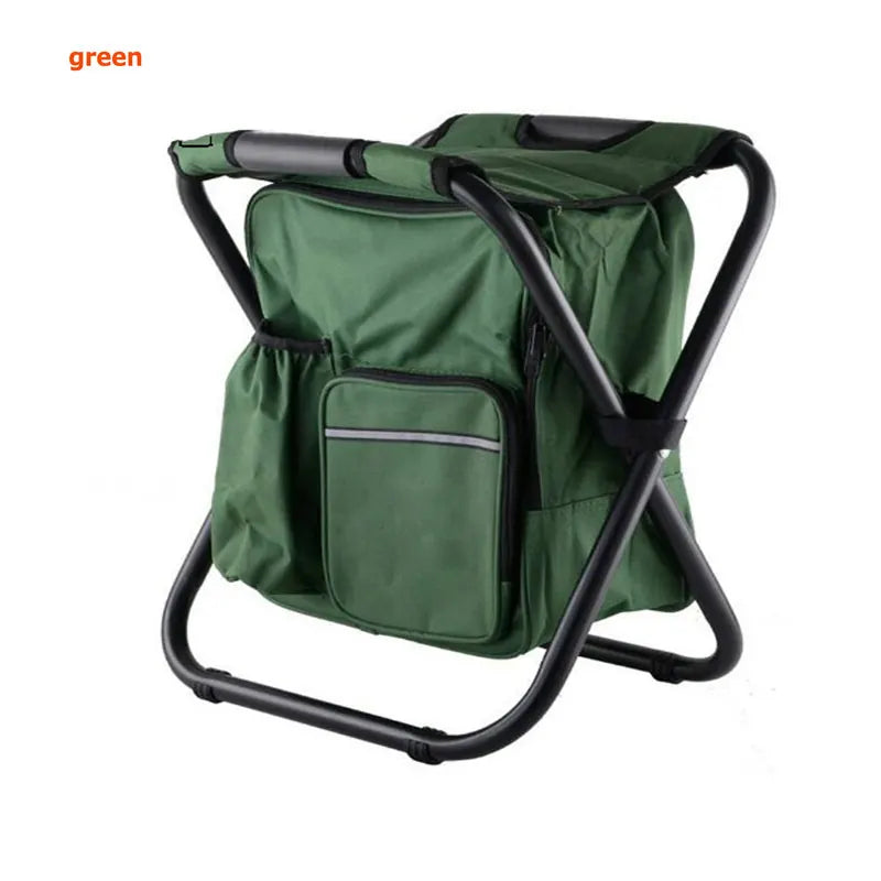 Outdoor Camping, Portable Folding Stool, Thermal Insulation Bag, Lightweight Luggage, Foldable, Multi-Functional Stool