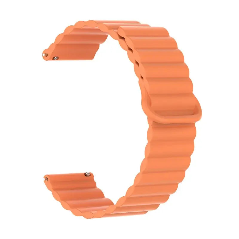 Amazfit Balance, GTR, GTS & Bip Ribbed Magnetic Silicone Loop Band