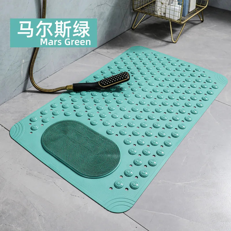 Household Bathroom Non-slip Toilet Floor Mat Toilet Anti-drop Mat Bathtub Massage Mat