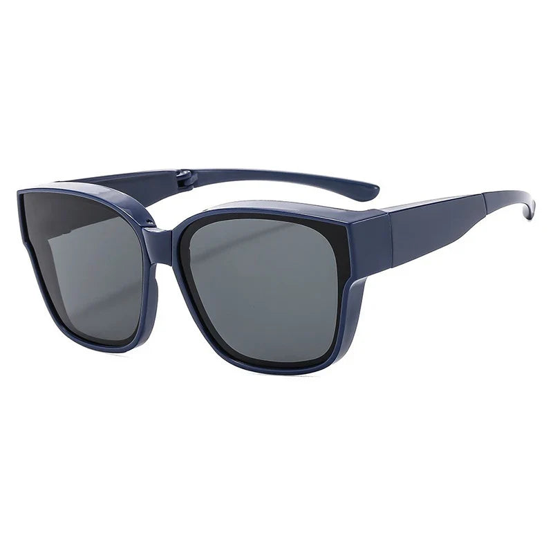 Foldable prescription sunglasses, simple and versatile, unisex, foldable sunglasses for driving.