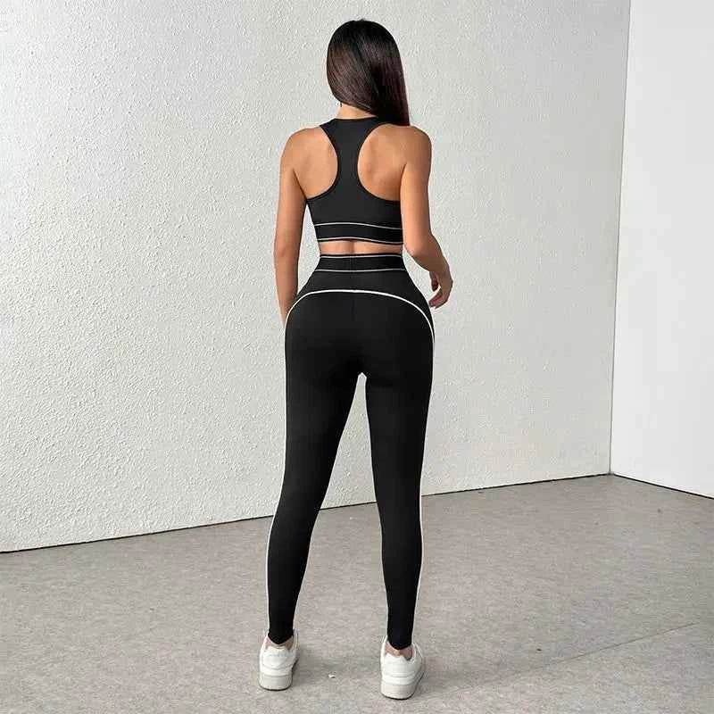 Women 2-Piece Yoga Set Bra & High Waist Leggings
